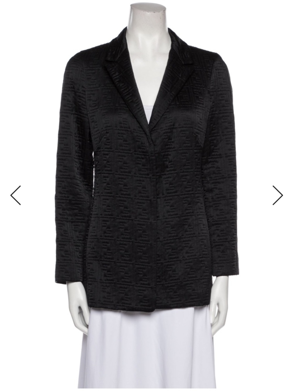 Fendi Black Women's 365 Blazer Jacket